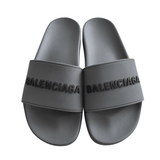 Balenciaga Logo Print Grey
