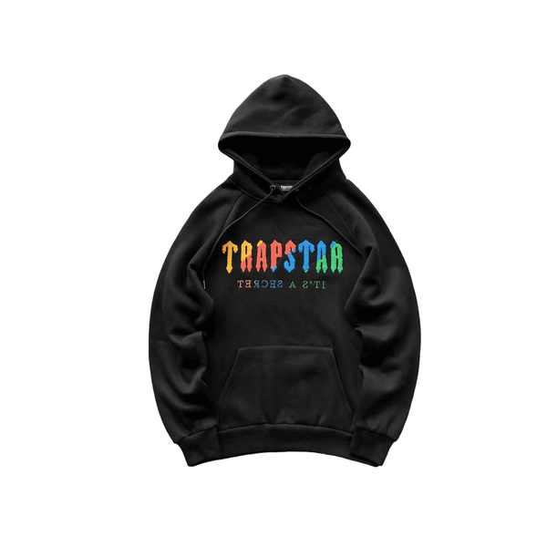 Trapstar Tracksuit Black Colorful