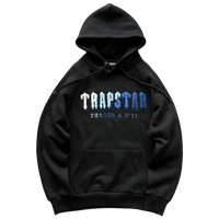 Trapstar Tracksuit Black White Blue