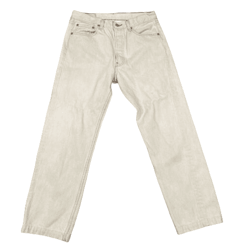 Levi's 501 Cream Jeans