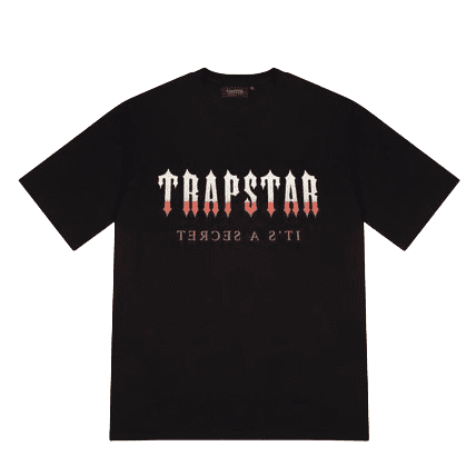 Trapstar Its A Secret T-shirt Black Orange