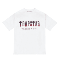 Trapstar Its A Secret T-shirt White Orange Gradient