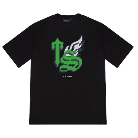 Trapstar  Green TS T-shirt Black