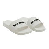 Balenciaga White Slides