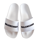 Balenciaga White Slides