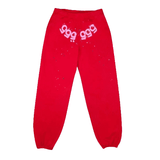 Sp5der Worldwide Red Angel Number 555 Sweatpants