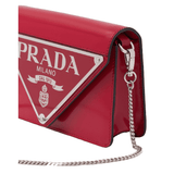 Prada Brushed Leather Shoulder Bag